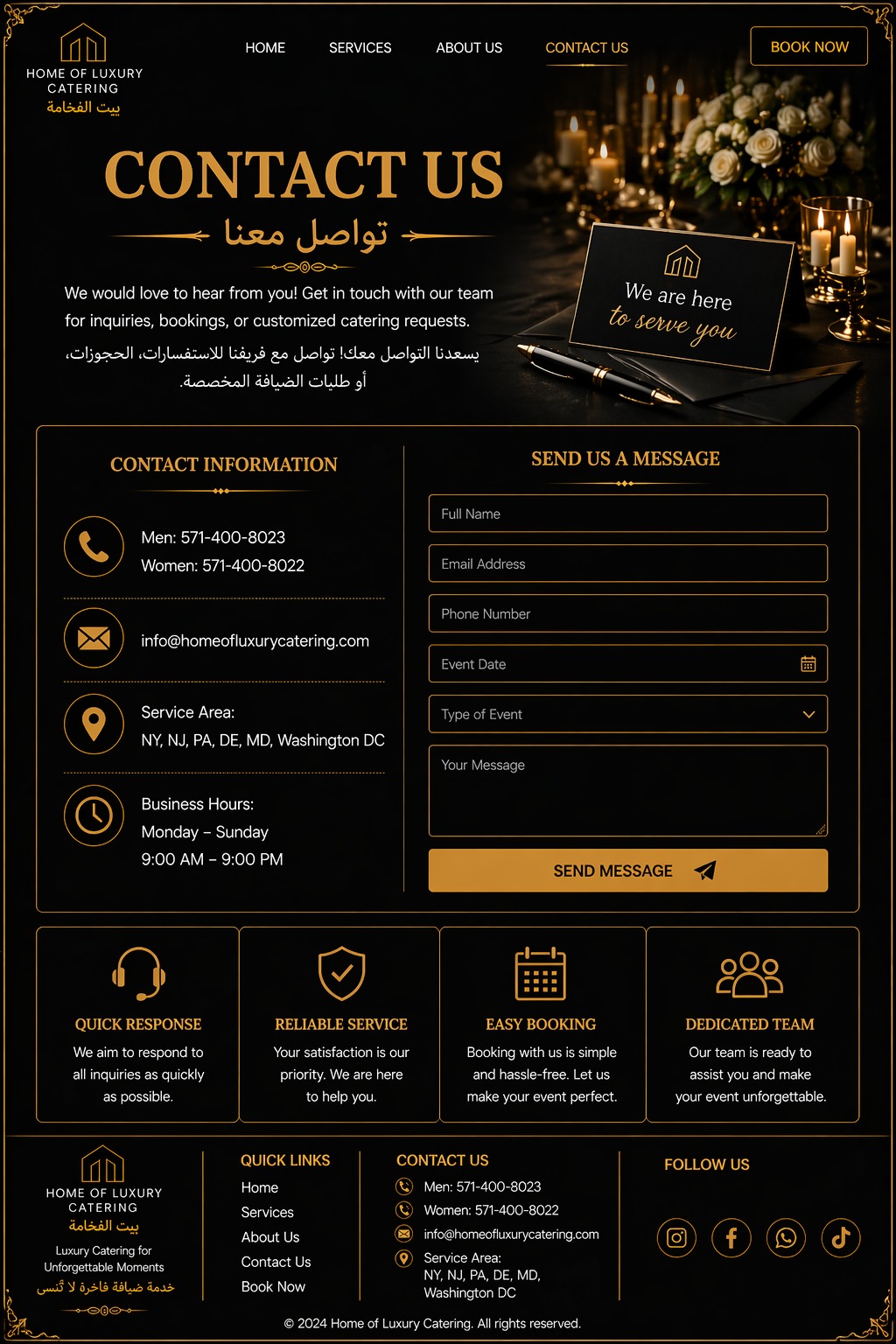 Contact reference design